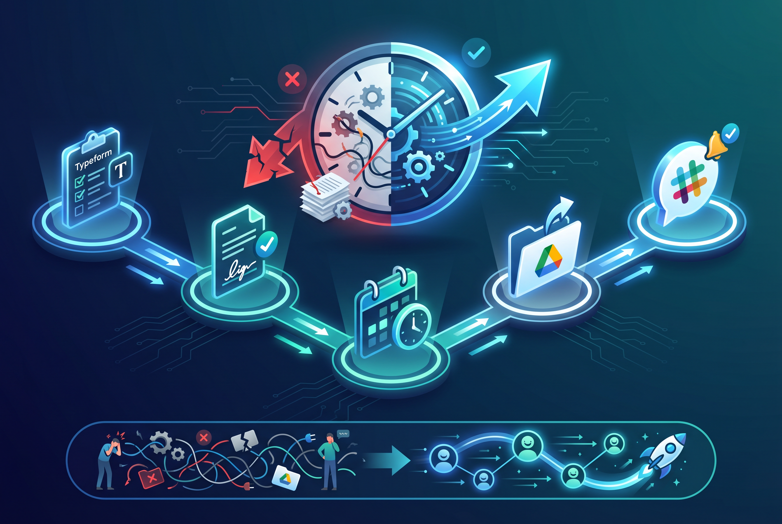 Cutting client onboarding from 2 days to 45 minutes